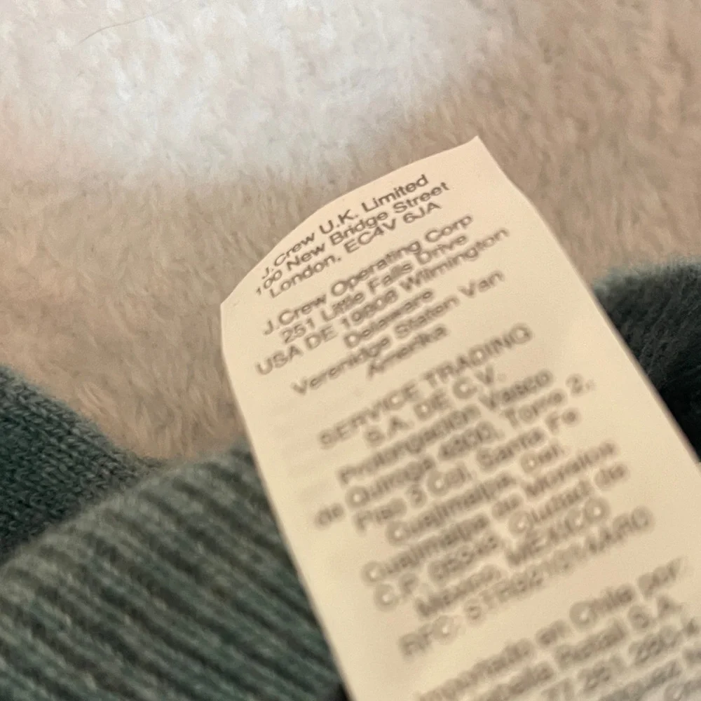 J. Crew Cashmere Crewneck Soft Classic‎ Sweater Light Teal Blue Men's XXL